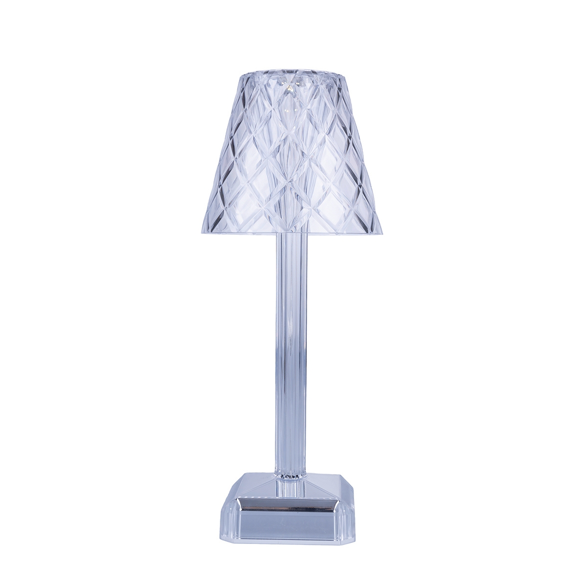Rechargeable Diamond Crystal Touch Lamp with 4 Adjustable RGB Lights