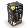 Black Aluminum 4-Cup Moka Coffee Maker with Wooden Handle Industry Offers