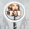 LED Ring Light Selfie Lamp with Smartphone Holder Fira 