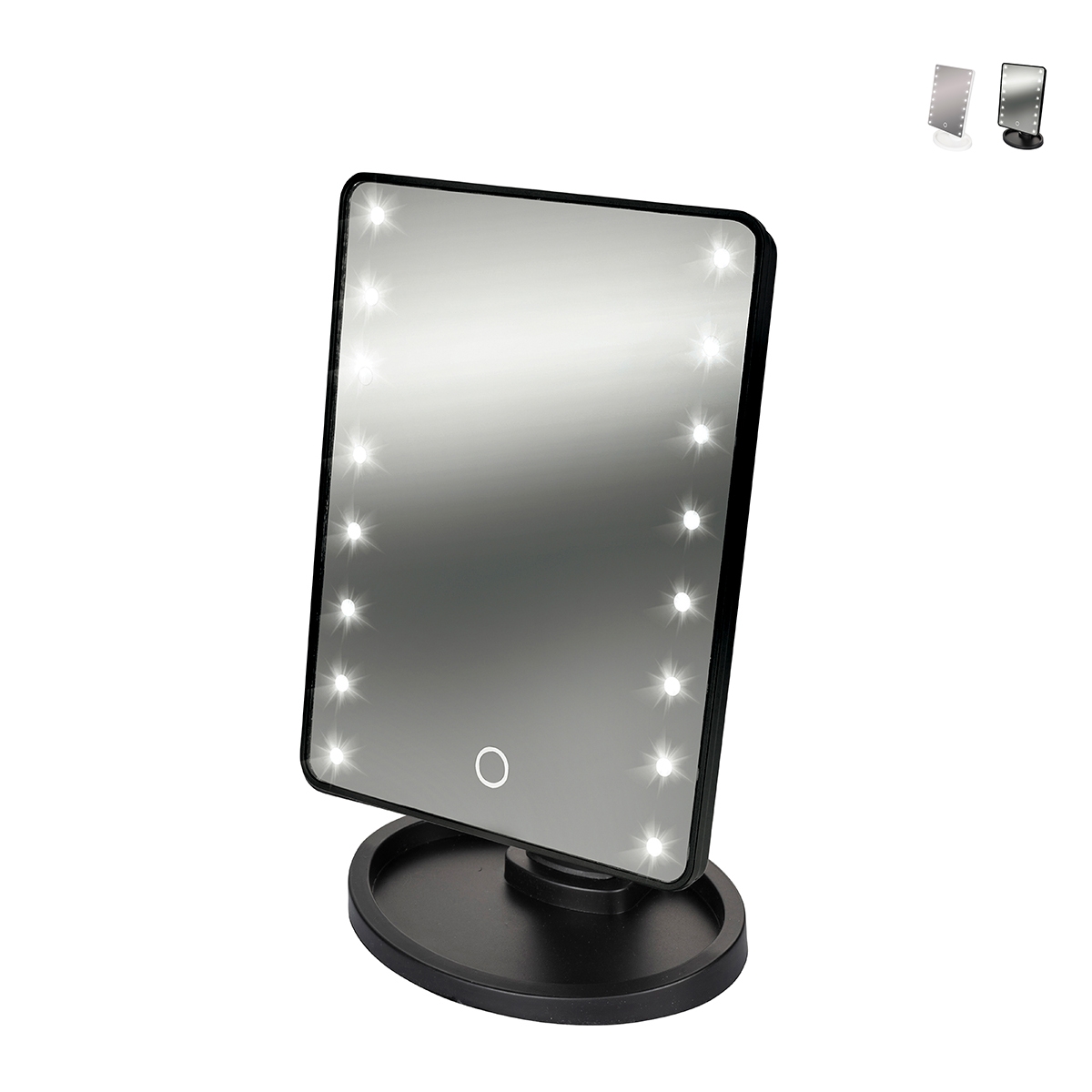 Hollywood LED Lighted Tabletop Makeup Mirror, Dimmable Promotion