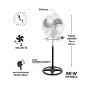 Planetarium Adjustable 3-in-1 Pedestal Table Wall Fan Choice Of