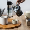 3-Cup Aluminum Moka Pot with Wood-Effect Handle Buon Caffè On Sale