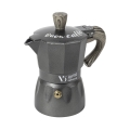 2-Cup Aluminum Alloy Moka Pot with Wood-Effect Handle Buon Caffè Promotion