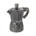 Classic Moka Coffee Maker 1 Cup with Wood-Effect Handle Buon Caffè Promotion