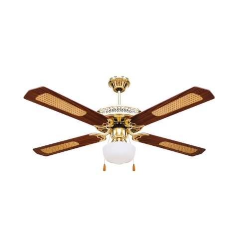 Windy 4-Blade Ceiling Fan with Light and Reverse Function, 70W Promotion