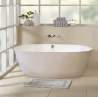 Free Standing Acrylic Bathtub with Fibreglass and Stainless Steel Reinforcements and Elegant Design Eclipse Promotion