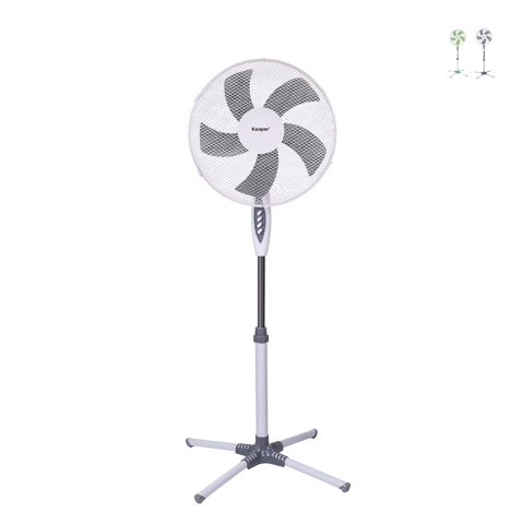 ArticFresh Adjustable Height Pedestal Fan with 3 Speeds and 5 Blades Promotion