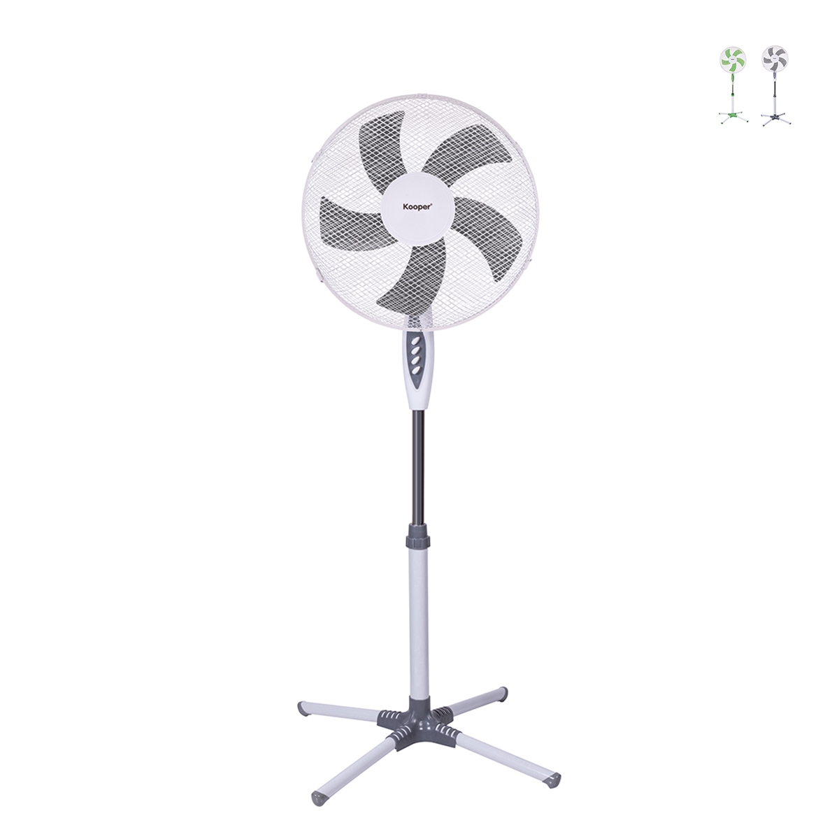 ArticFresh Adjustable Height Pedestal Fan with 3 Speeds and 5 Blades Promotion