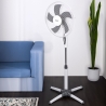 ArticFresh Adjustable Height Pedestal Fan with 3 Speeds and 5 Blades On Sale