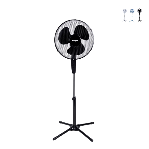 ArticFresh Pedestal Fan, Cross Base, 3 Speeds, 45W, 133cm Promotion