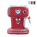 Roki Espresso Coffee Machine with Steam Wand, 15 Bar, 1100W Promotion