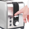 Vintage Style Toaster 2 Slots with Timer and Defrost Function Tepak 