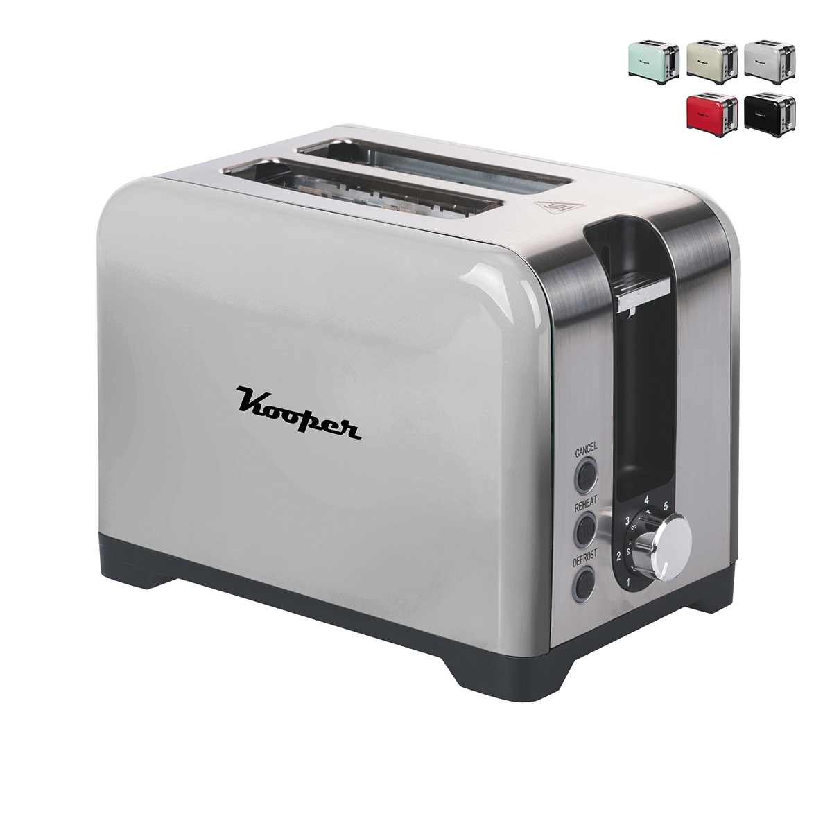 Vintage Style Toaster 2 Slots with Timer and Defrost Function Tepak Bulk Discounts