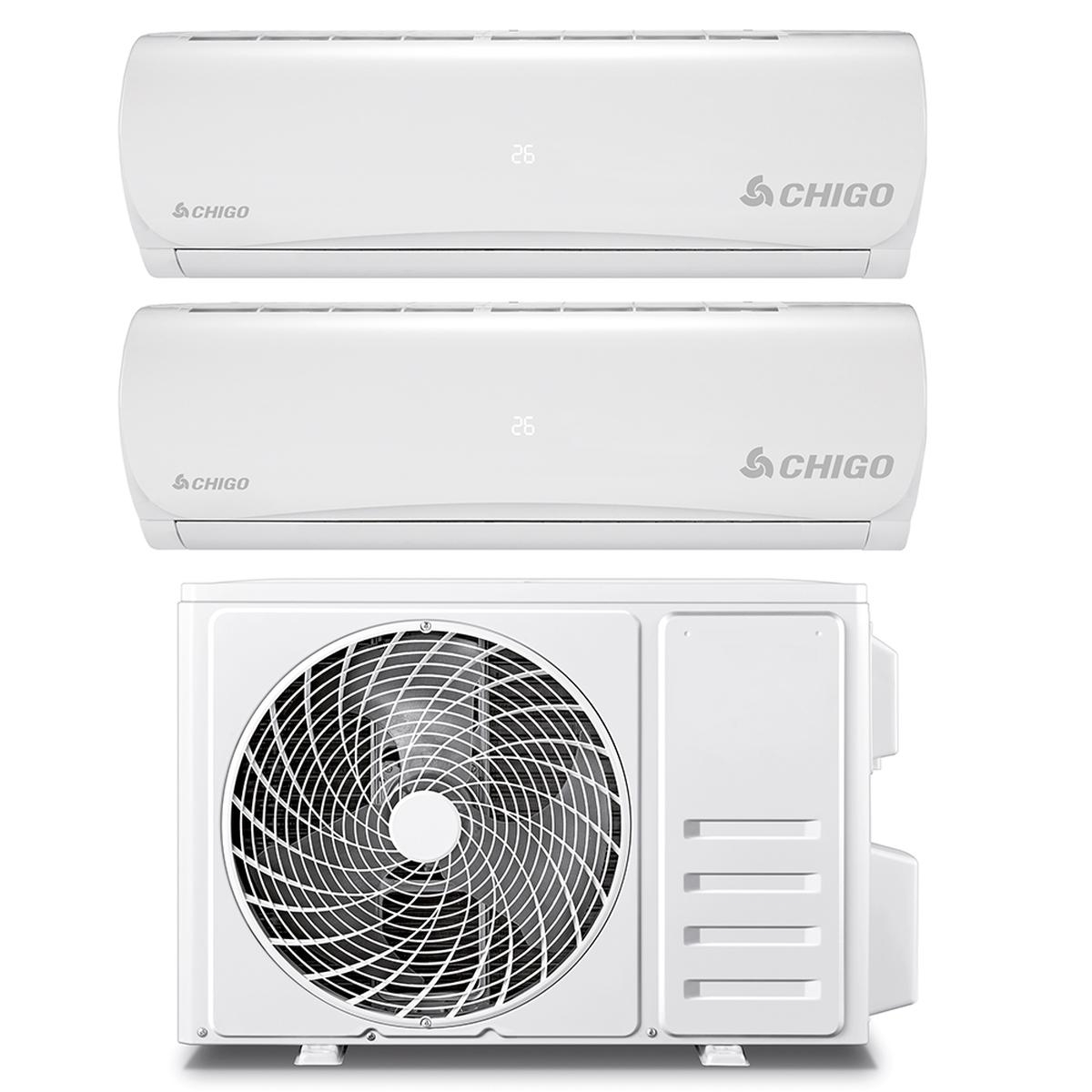 Dual Split Air Conditioner 9000+12000 BTU with Inverter and WiFi Aero Promotion