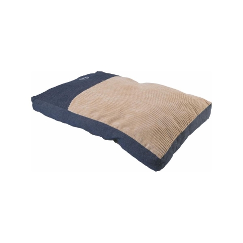 Zimba Removable Cover Dog Mat 75x50cm in Denim and Velvet Promotion