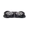 Aloza Non-Slip Double Pet Bowl with Mat Promotion