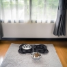 Aloza Non-Slip Double Pet Bowl with Mat On Sale