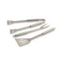 Set of 3 Stainless Steel Barbecue Tools with Nira Case Sale