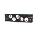 Multifunctional Pilates Yoga Bar with Resistance Bands Tera Bulk Discounts