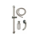 Shower Set with Handheld, Flexible Hose, and Satin Finish Slide Bar Sahra Promotion