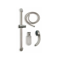 Shower Set with Handheld, Flexible Hose, and Satin Finish Slide Bar Sahra Promotion