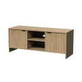 Wooden TV Stand with 2 Doors and 2 Shelves, 140x39.5x49cm Talua Promotion