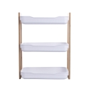 Senia Wooden and Plastic 3-Tier Shelf Unit 35x20.5x45cm On Sale