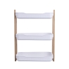 Senia Wooden and Plastic 3-Tier Shelf Unit 35x20.5x45cm On Sale