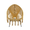 Elika Outdoor Garden Chair with Macramé Fabric Weave Cost