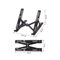 Lumoa Adjustable Foldable Stand for PC and Laptop Model