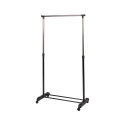 Zulea Metal Coat Rack with Wheels, Double Shoe Holder, 88x42.5cm Promotion