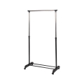 Zulea Metal Coat Rack with Wheels, Double Shoe Holder, 88x42.5cm Promotion