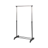 Zulea Metal Coat Rack with Wheels, Double Shoe Holder, 88x42.5cm Promotion