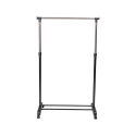 Zulea Metal Coat Rack with Wheels, Double Shoe Holder, 88x42.5cm Sale
