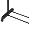 Zulea Metal Coat Rack with Wheels, Double Shoe Holder, 88x42.5cm On Sale