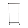 Zulea Metal Coat Rack with Wheels, Double Shoe Holder, 88x42.5cm Catalog