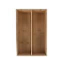 Samia Bamboo Wood Drawer Cutlery Organizer 28x18x7cm On Sale