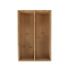 Samia Bamboo Wood Drawer Cutlery Organizer 28x18x7cm On Sale