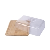 Wood Cheese Board with Lid 24.2x18.8x7.5 cm Savia On Sale