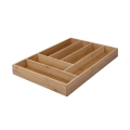 Viora Wooden Cutlery Drawer Organizer, 6 Compartments, 43.2x30.5x5 cm Promotion