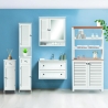 Bakira Bathroom Mirror Cabinet in Lacquered MDF Wood, 60x15xH68 cm Catalog