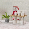 Mareka Foldable Wooden Kitchen Divider Shelf 31x18.4x15.5cm On Sale