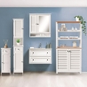 Bakira Bathroom Mirror Cabinet in Lacquered MDF Wood, 60x15xH68 cm Bulk Discounts