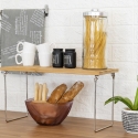 Mareka Foldable Wooden Kitchen Divider Shelf 31x18.4x15.5cm Catalog