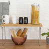 Mareka Foldable Wooden Kitchen Divider Shelf 31x18.4x15.5cm Discounts