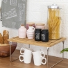 Mareka Foldable Wooden Kitchen Divider Shelf 31x18.4x15.5cm Model