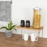 Mareka Foldable Wooden Kitchen Divider Shelf 31x18.4x15.5cm Characteristics