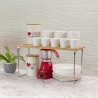 Kurnek Wooden Foldable Kitchen Divider Organizer 47x18.5x22cm On Sale
