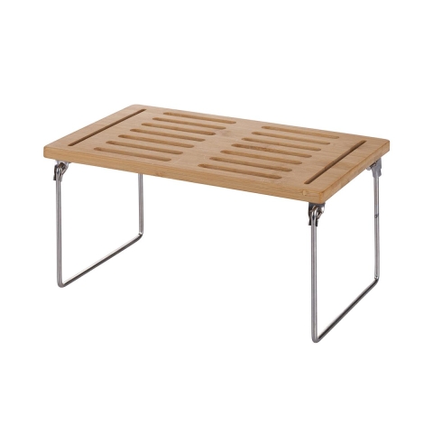 Mareka Foldable Wooden Kitchen Divider Shelf 31x18.4x15.5cm Promotion