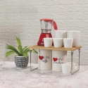 Mareka Foldable Wooden Kitchen Divider Shelf 31x18.4x15.5cm Cost
